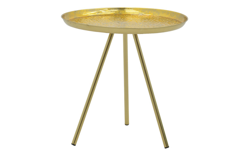 Side table Jaxie, golden  1