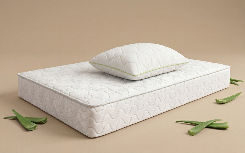 Set of mattress 120/190 + pillow Leo Classic + Aloe Dream,   1