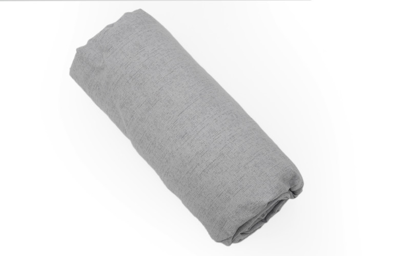 Fitted sheet, grey, 90/200 cm  1