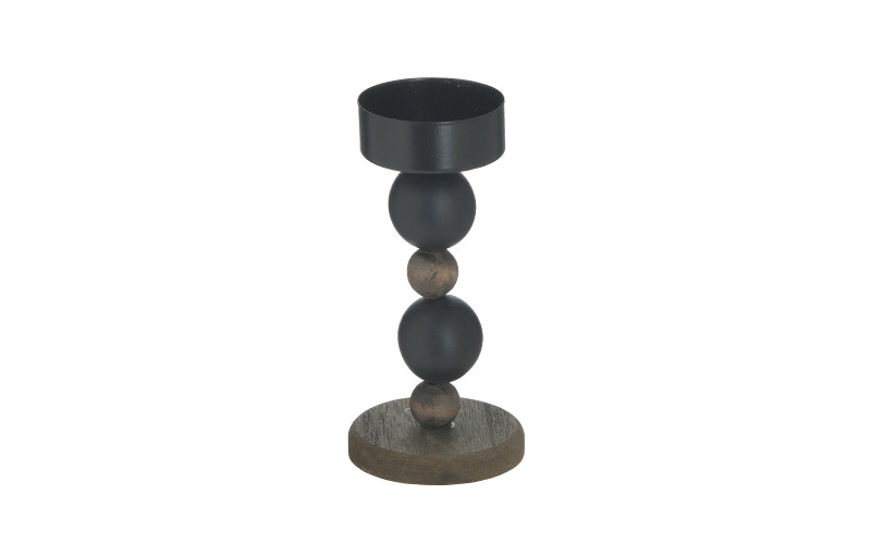 Candlestick, black + brown  1