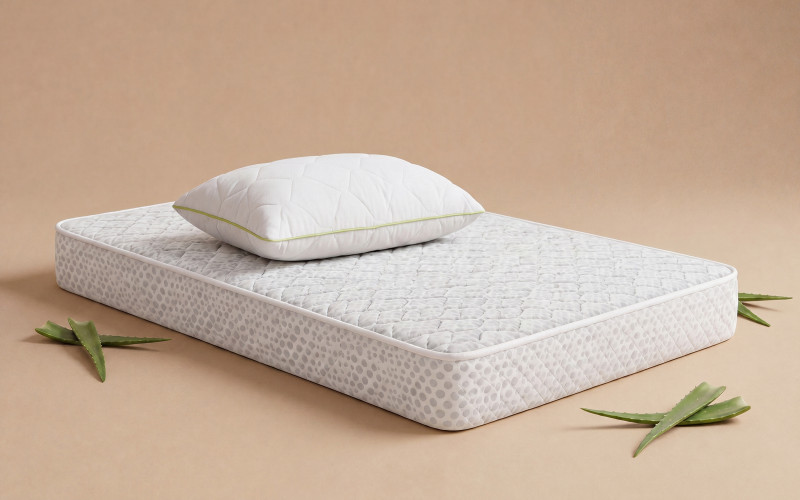 Set of mattress 120/190 + pillow Ultra Detox Flex + Aloe Dream,   1