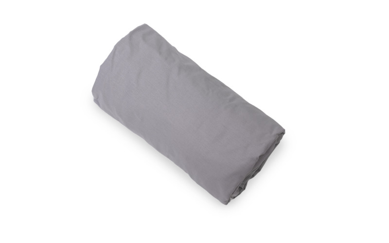 Fitted sheet, grey, 120/200 cm  1