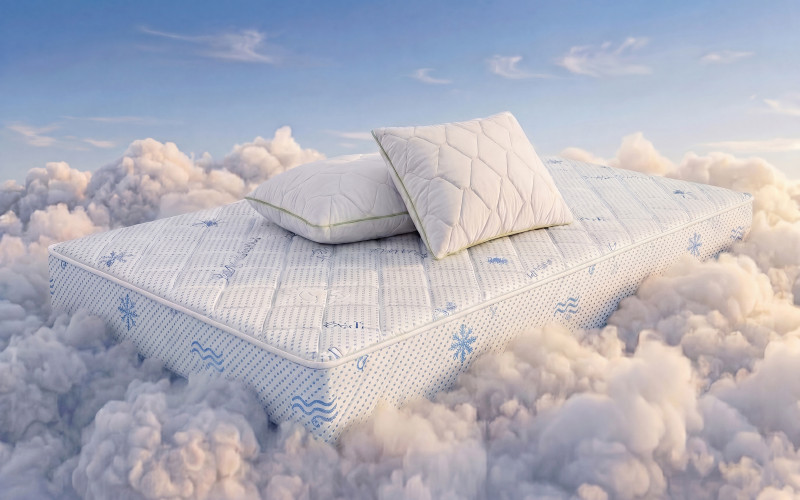 Комплект матрас 160/200 + 2 подушки Боди Баланс + Aloe Dream,   1