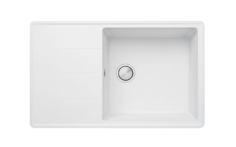 Granite sink Delux-L, white  1