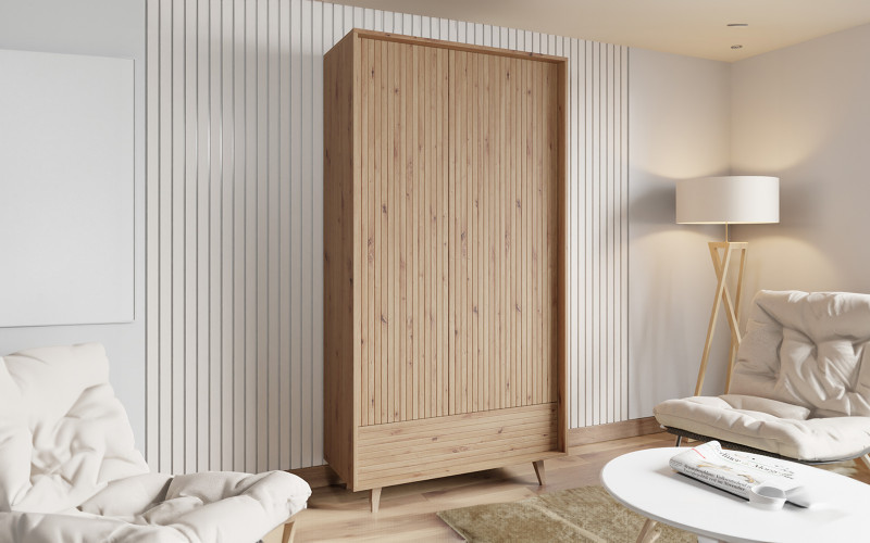 Wardrobe Pherino, Artisan oak  1