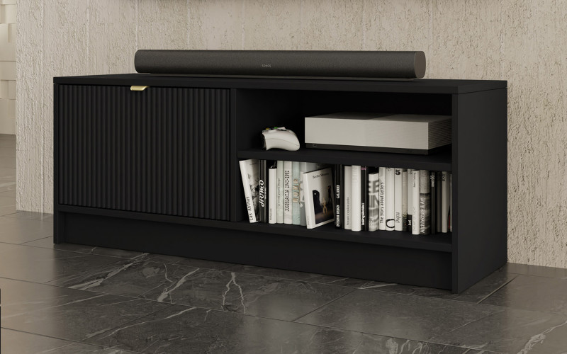 TV cabinet Iluna 120, black  1