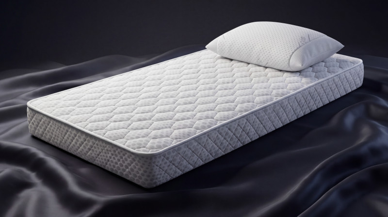 Set of mattress 90/200 + pillow Ultra Detox Flex + Silver Sense,   1