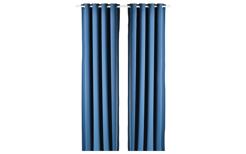 Set of drapes 145/250 cm Halkali, blue  1