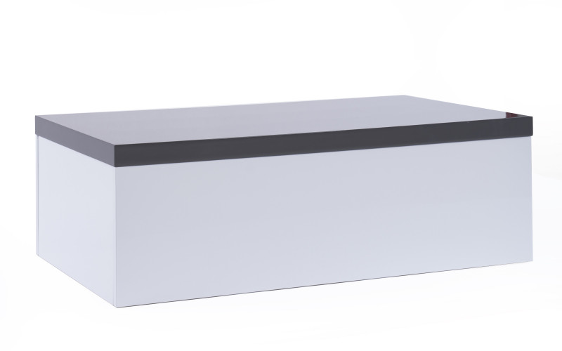 Coffee table Anisha, white + grey  1