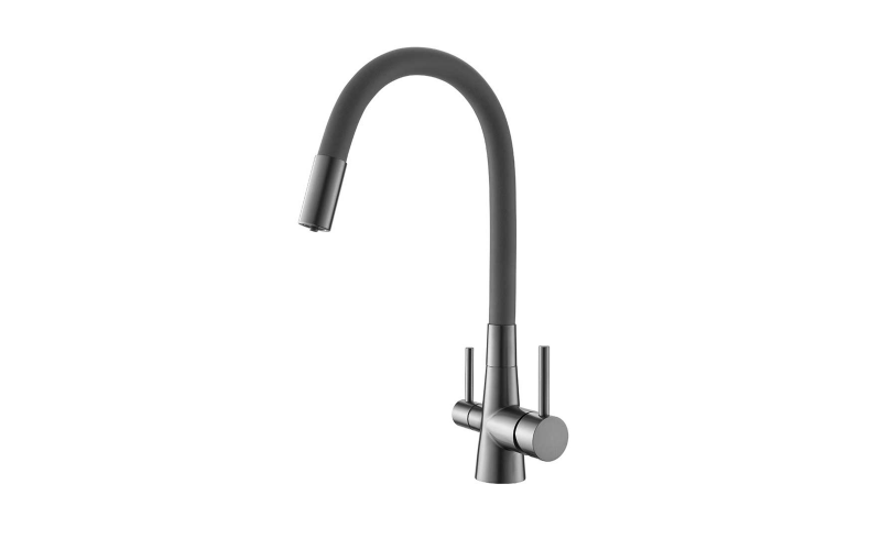 Kitchen mixer tap for drinking water ICF7107801GG, grey matt  1
