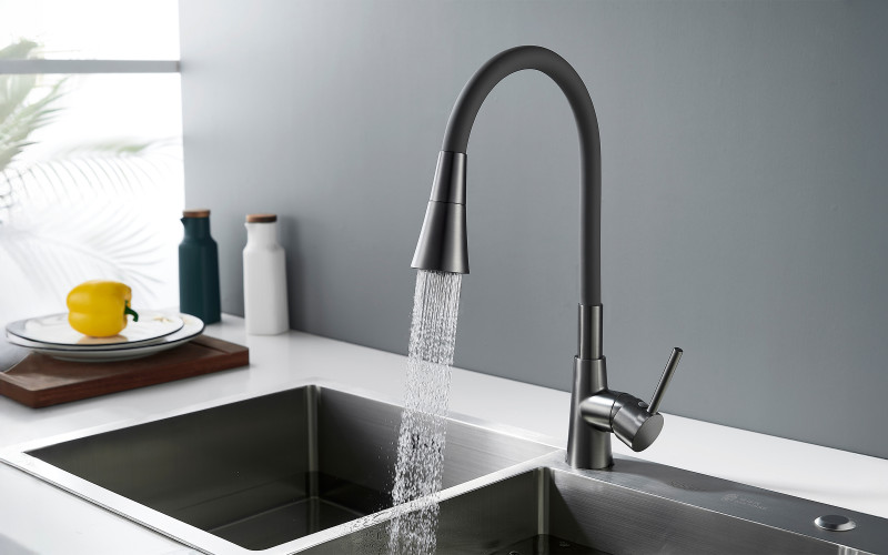 Mixer tap Havana, grey matt  1