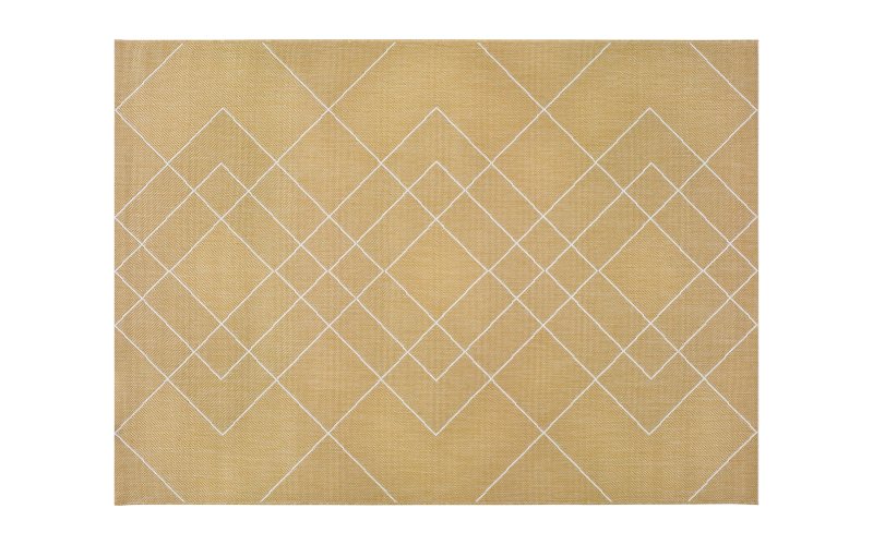 Carpet, mustard, 190/135 cm  1