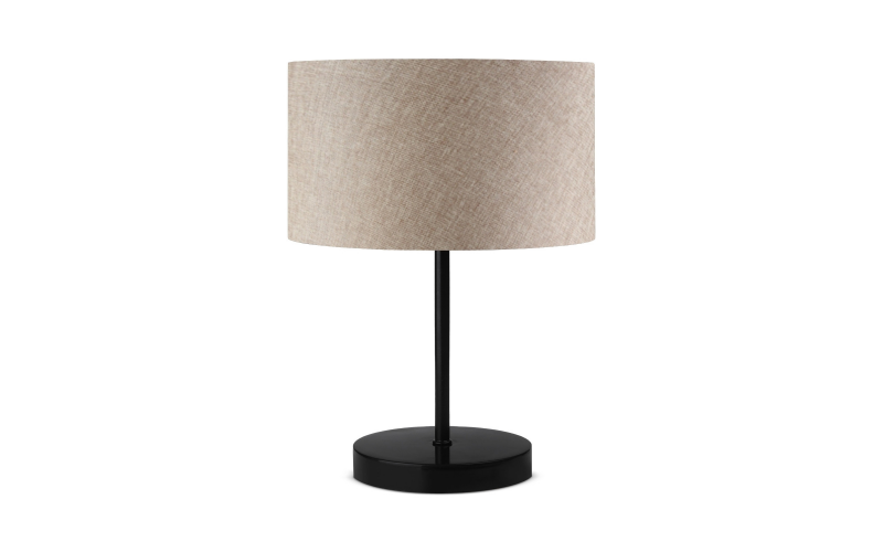 Table lamp Rattan, beige + black  1