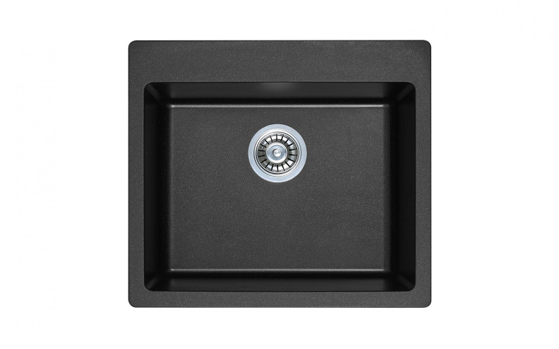 Granite sink ICGS8304, black, depth 22 cm  1