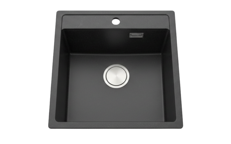 Granite sink Deluxe, black  1