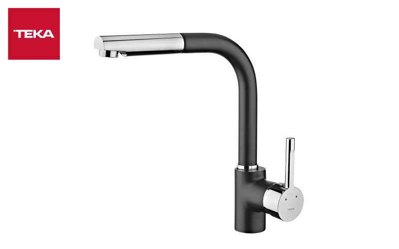 Змішувач TEKA Ares 938 Pull-out, чорний  1