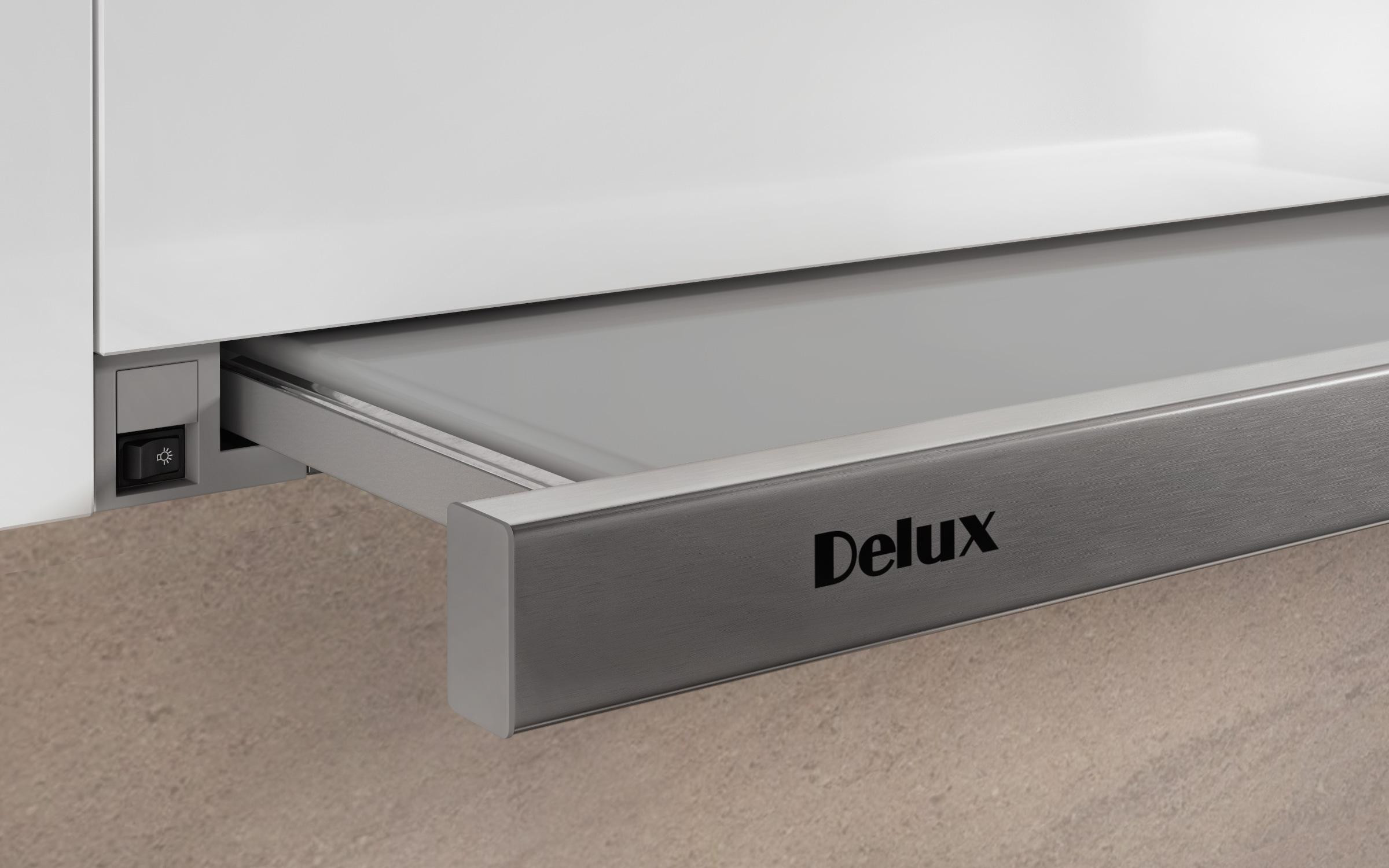 Вытяжка Delux, для встраивания, inox  3