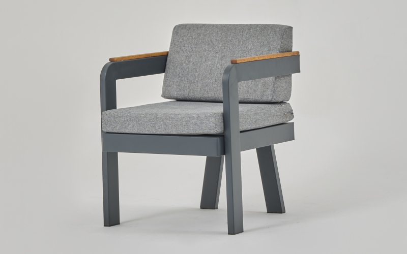 Garden chair Atlantis, cappuccino + anthracite  1