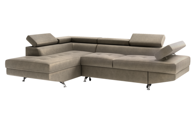 Extendable corner sofa Bark M, dark beige  6