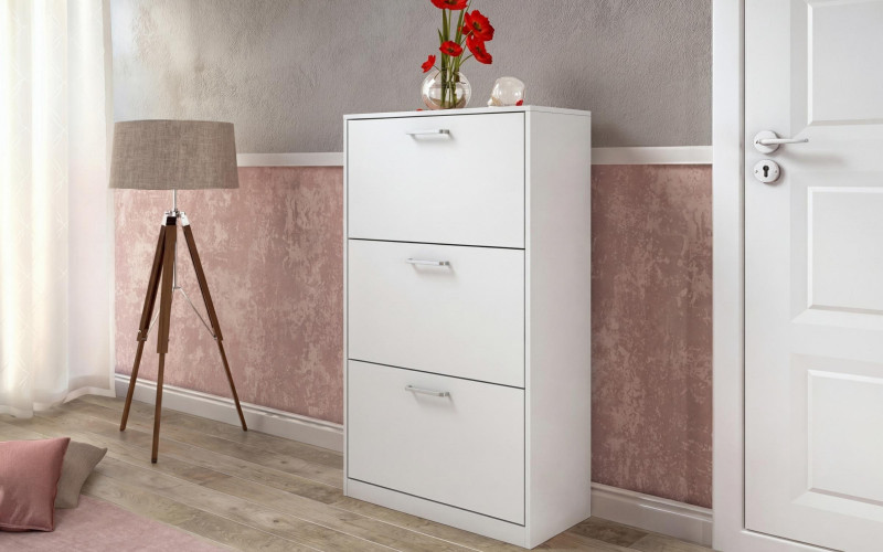Shoe cabinet Beko 3, white  1
