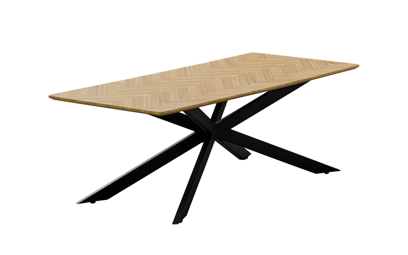 Coffee table Ferona, natural + black  1