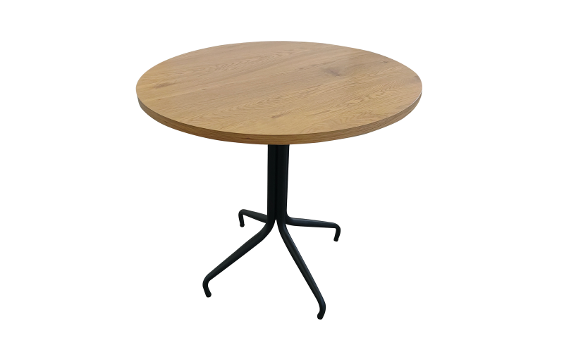 Dining table Anga, natural + black  1