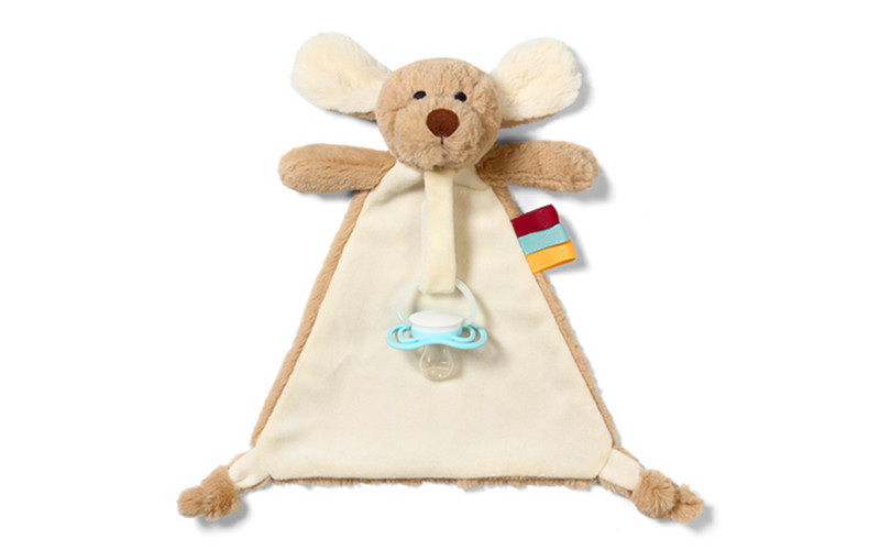 Cuddle toy with a pacifier holder,   1