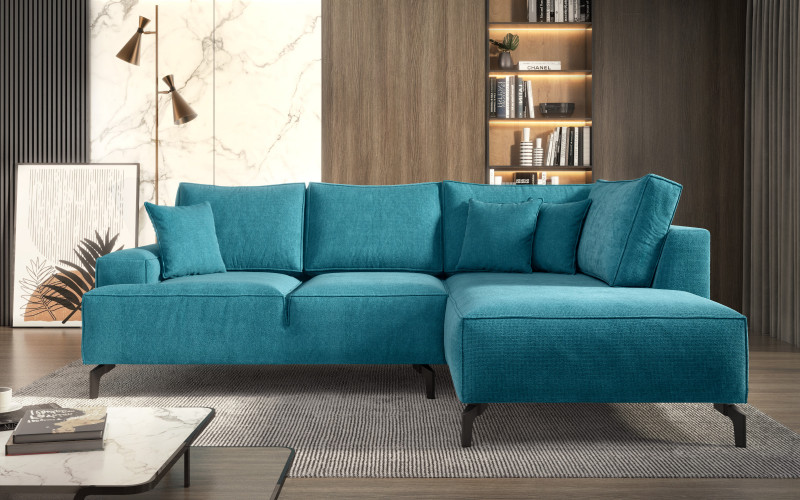 Extendable sofa Harry, turquoise  1