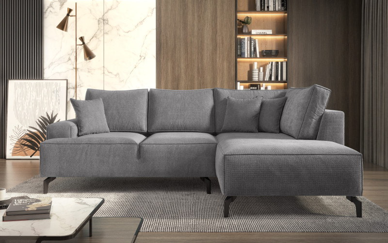 Extendable sofa Harry, light grey  1