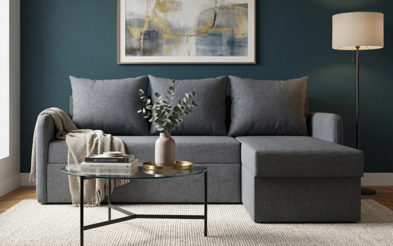Extendable corner sofa Nexus, dark grey  3