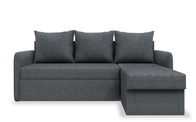 Extendable corner sofa Nexus, dark grey  7