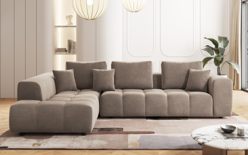 Corner sofa Marbeya, beige  1