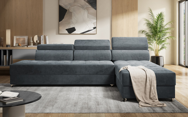 Living room corner Galance Nova, grey  1