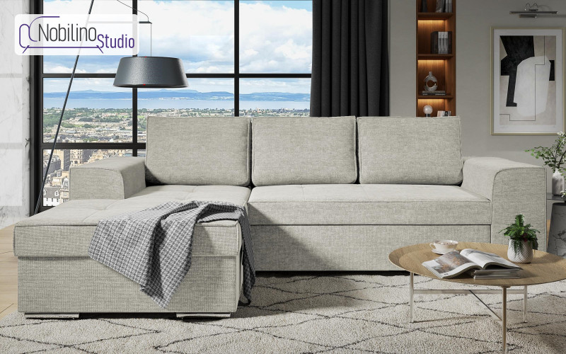 Extendable corner sofa Tivoli, light beige  1