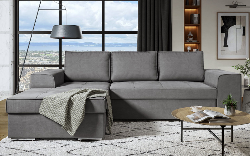 Extendable corner sofa Tivoli, grey  1