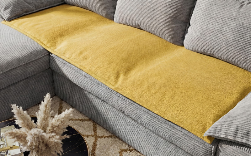 Sofa topper 190/60 cm Melon, yellow  1