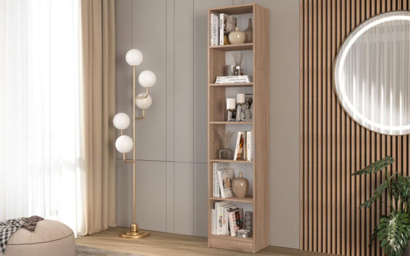 Shelf unit Grandi, Sonoma oak  1