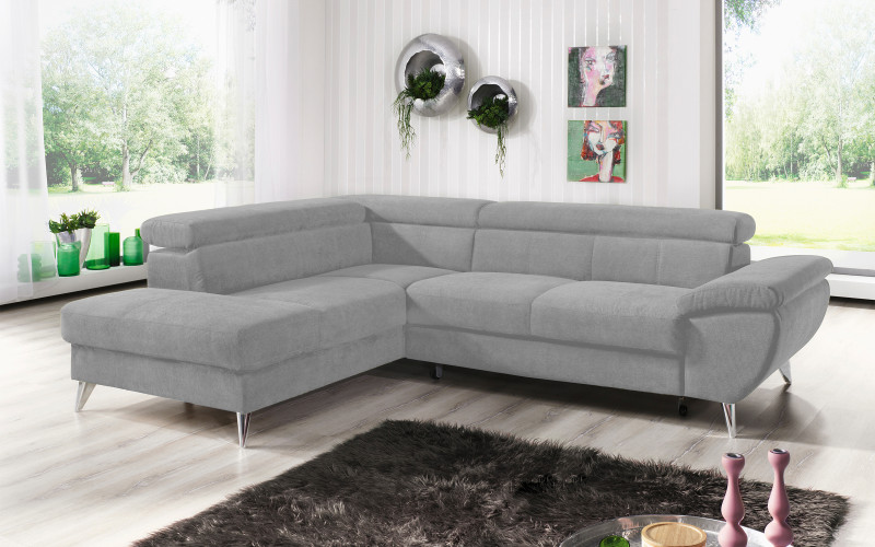 Extendable sofa Atlantic, grey  1