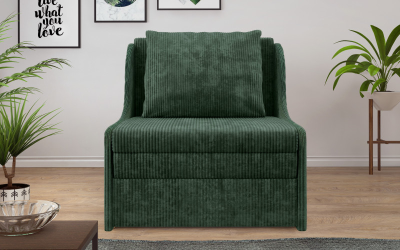 Armchair Addison XXXS, green  1