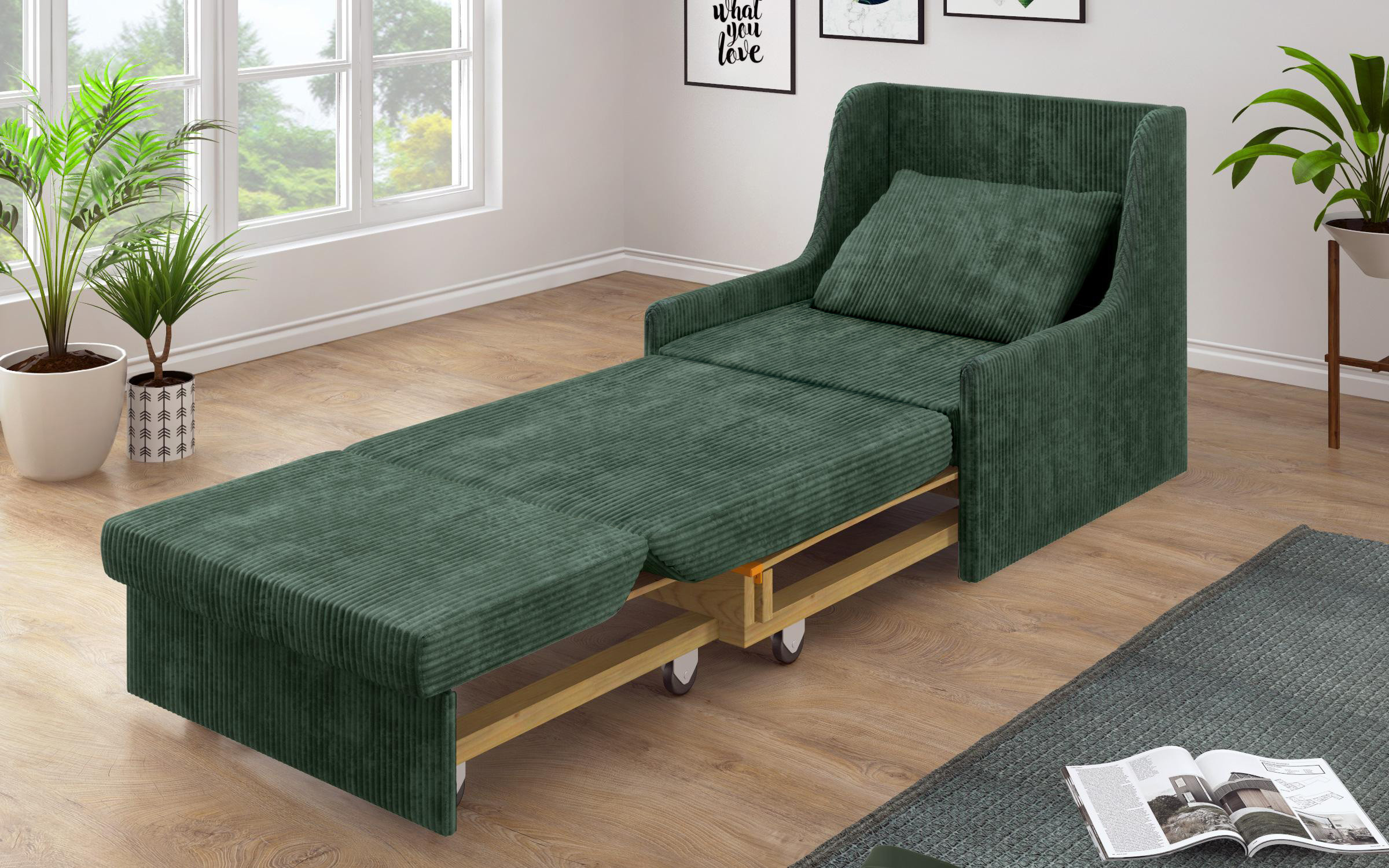 Armchair Addison XXXS, green  5