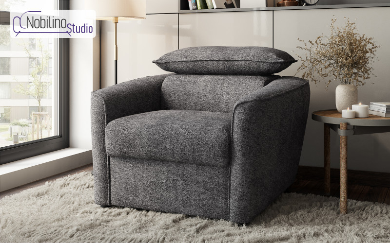 Armchair Montero, dark grey  1