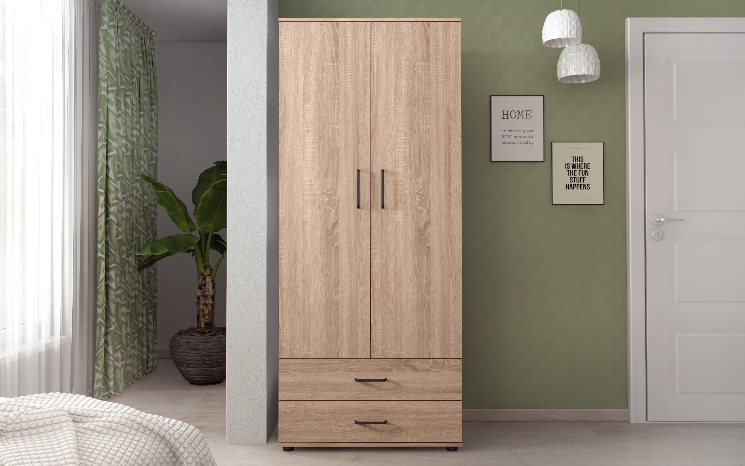 Wardrobe Eron XS, Sonoma oak  2