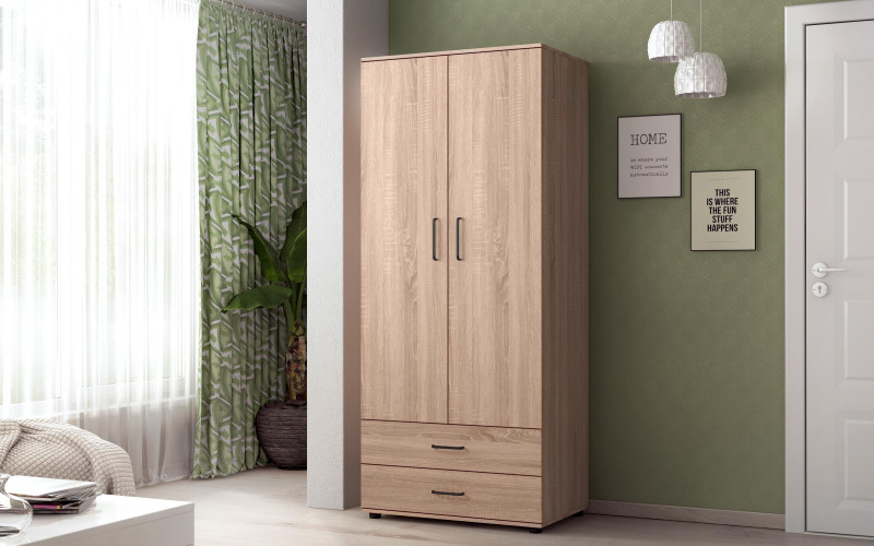 Wardrobe Eron XS, Sonoma oak  1