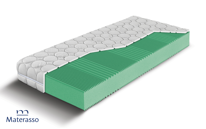 Two-sided mattress 120/200 Green Coral, white  5