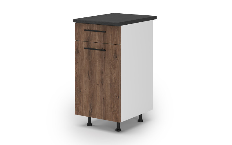 Kitchen cabinet Dakota 12, dark Scandinavian oak  1