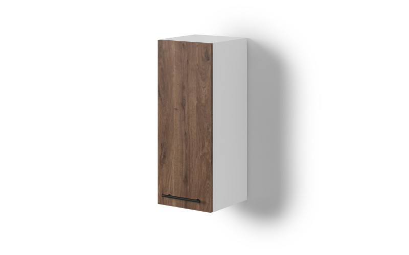 Kitchen cabinet Dakota 21, dark Scandinavian oak  1