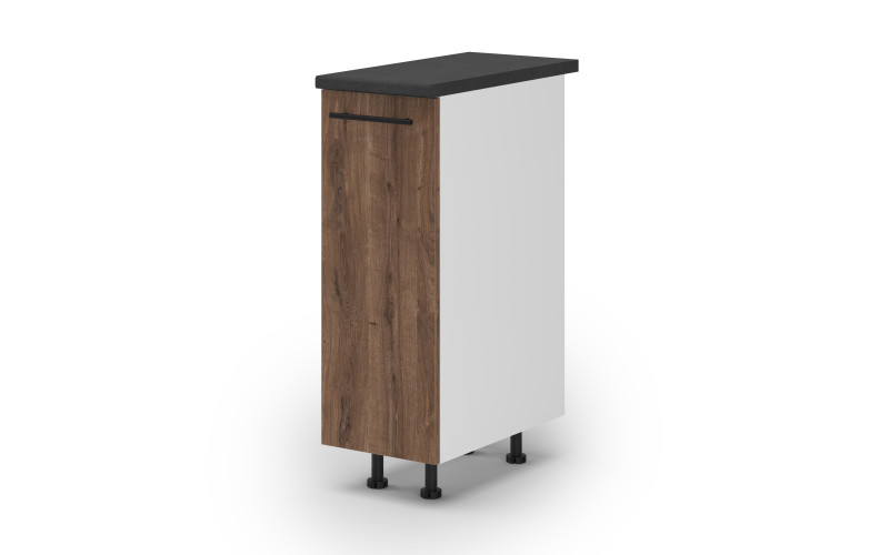 Kitchen cabinet Dakota 02, dark Scandinavian oak  1