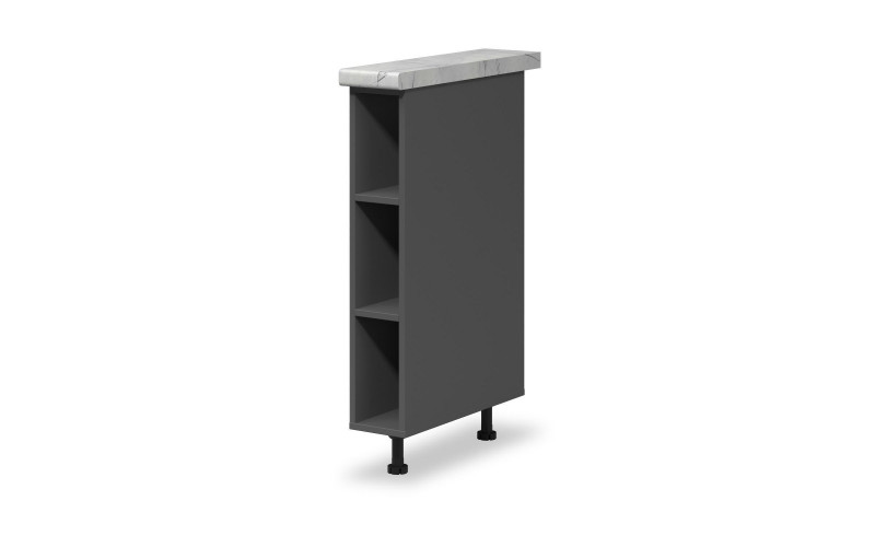 Kitchen cabinet Dakota 36, anthracite matt  1