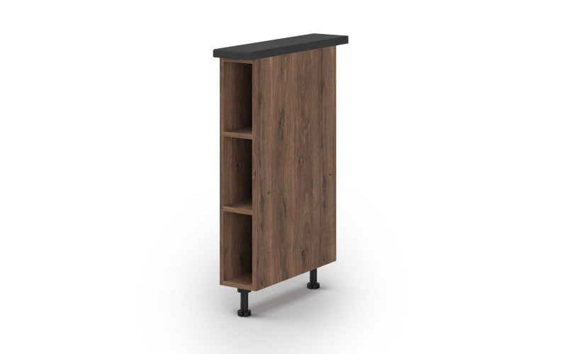 Kitchen cabinet Dakota 36, dark Scandinavian oak  1