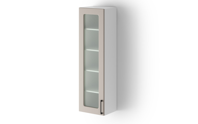 Kitchen showcase cabinet Hannah 37, cashmere  1